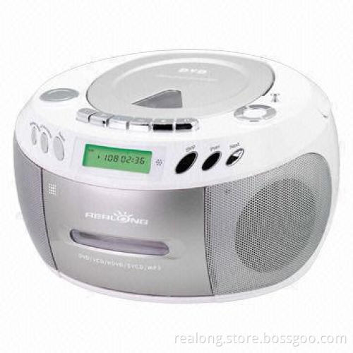 Mini-component audio music system with FM/AM radio
